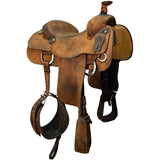 Used 15" Coats Team Roping Saddle