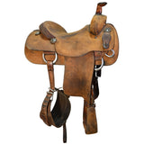 Used 15" Coats Team Roping Saddle