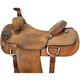 Used 15" Coats Team Roping Saddle
