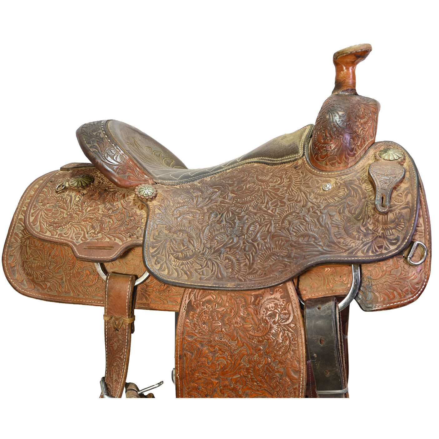 Used 15" Cowboy Classic Team Roping Saddle