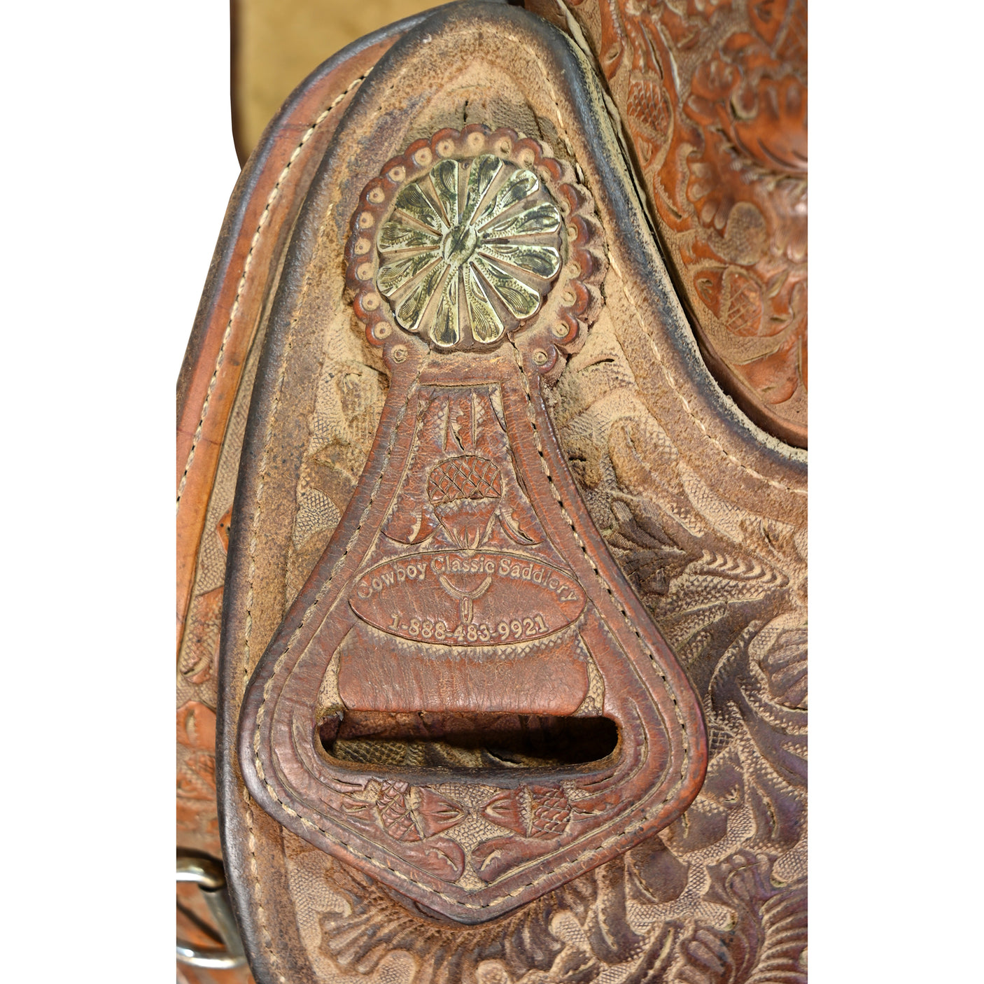 Used 15" Cowboy Classic Team Roping Saddle