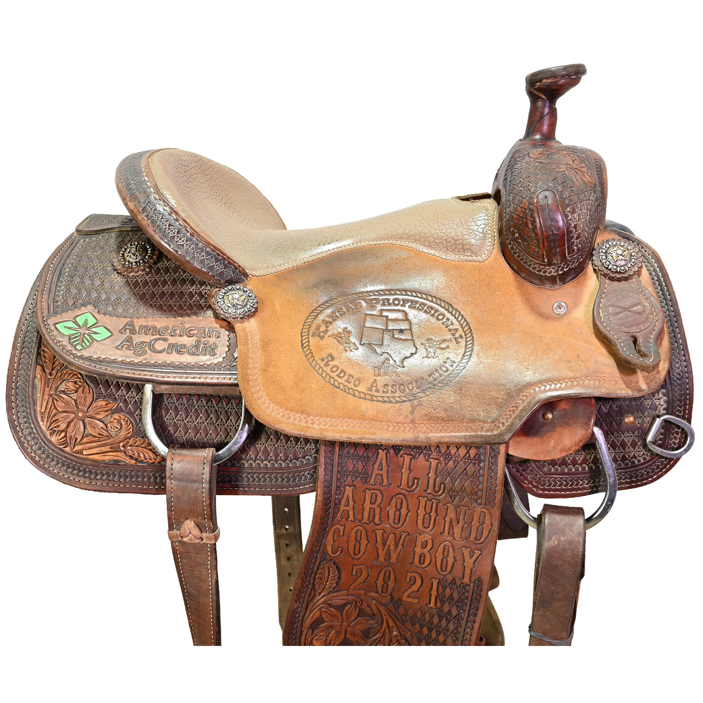 Used 15" Infinity Trophy Team Roping Saddle