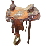 Used 15" Infinity Trophy Team Roping Saddle
