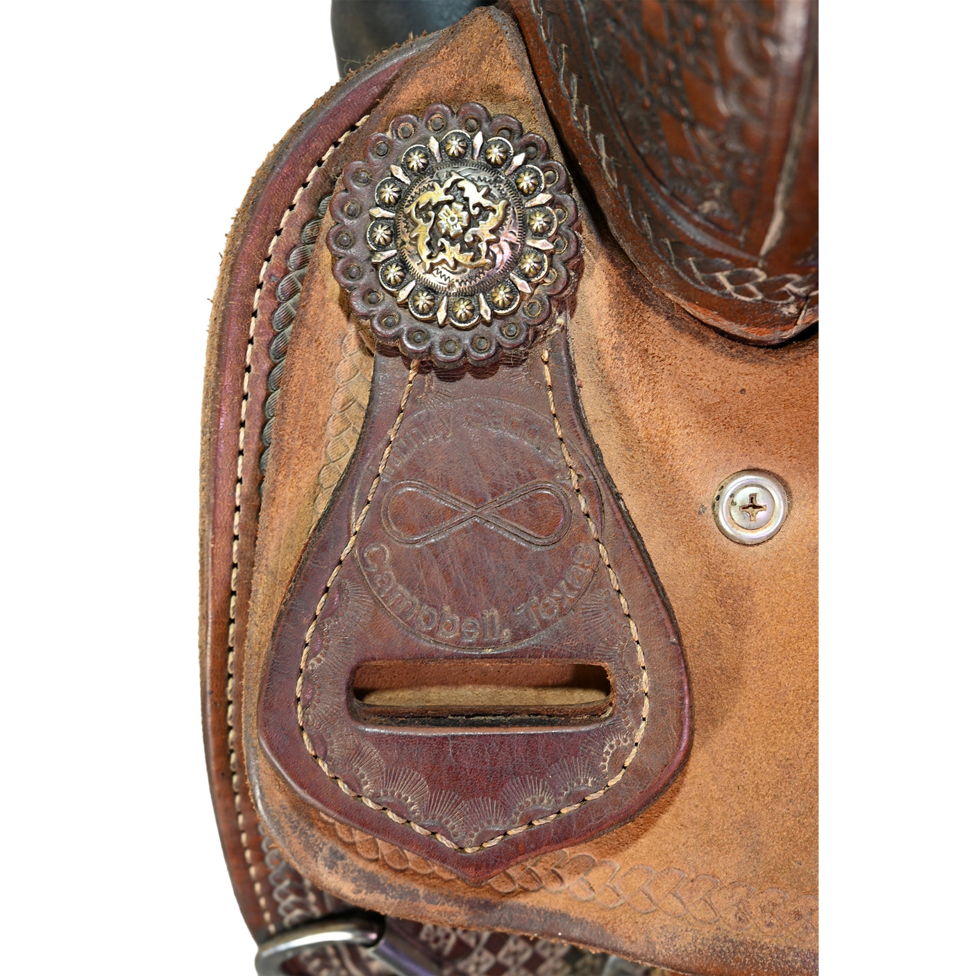Used 15" Infinity Trophy Team Roping Saddle