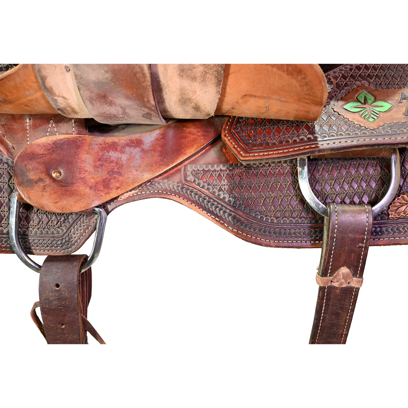 Used 15" Infinity Trophy Team Roping Saddle