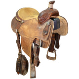 Used 15" Martin Calf Roping Saddle