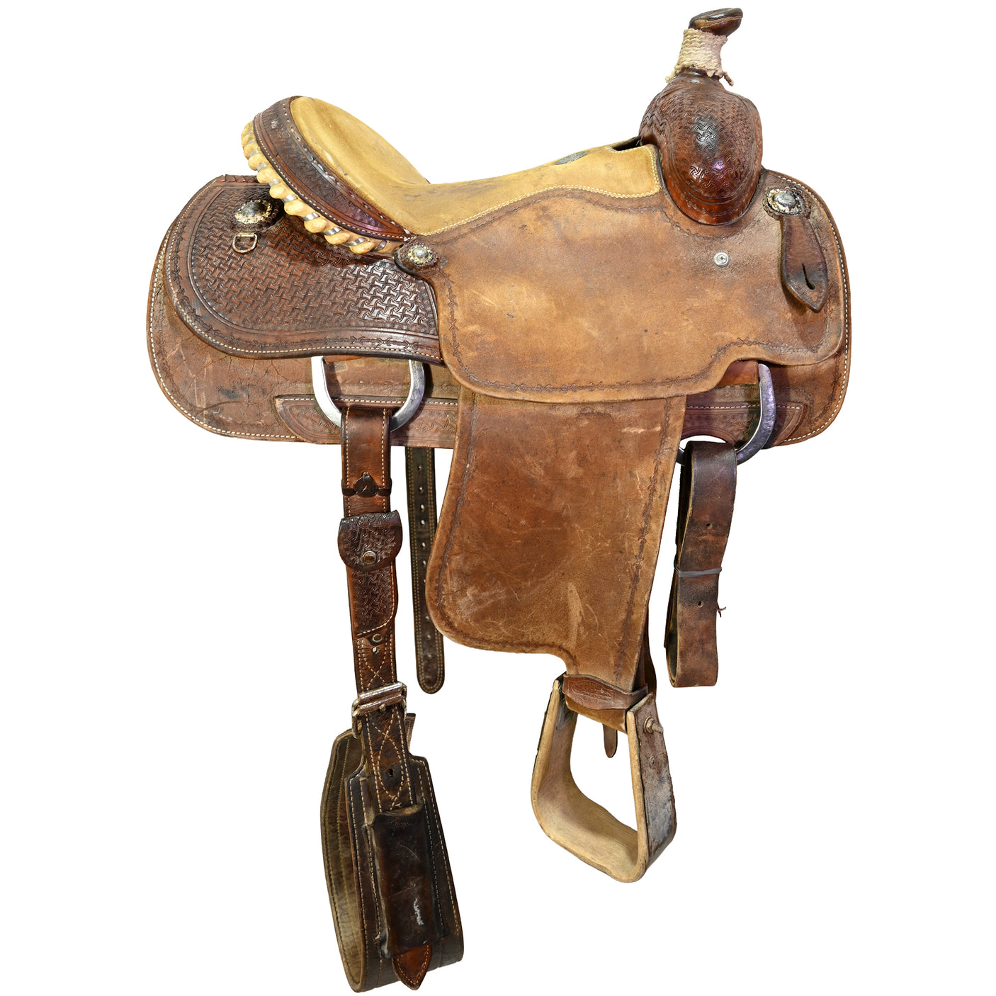 Used 15" Martin Calf Roping Saddle
