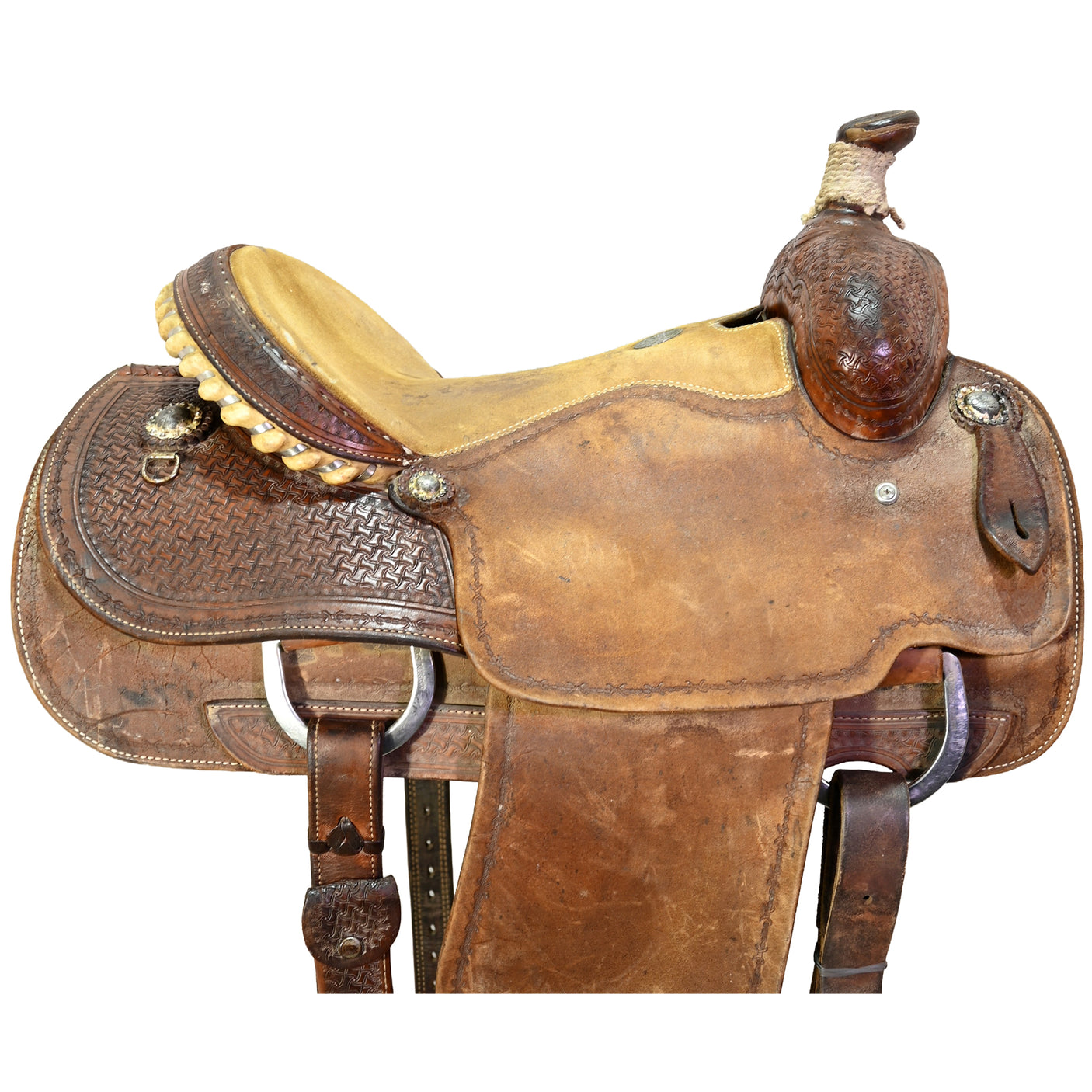 Used 15" Martin Calf Roping Saddle