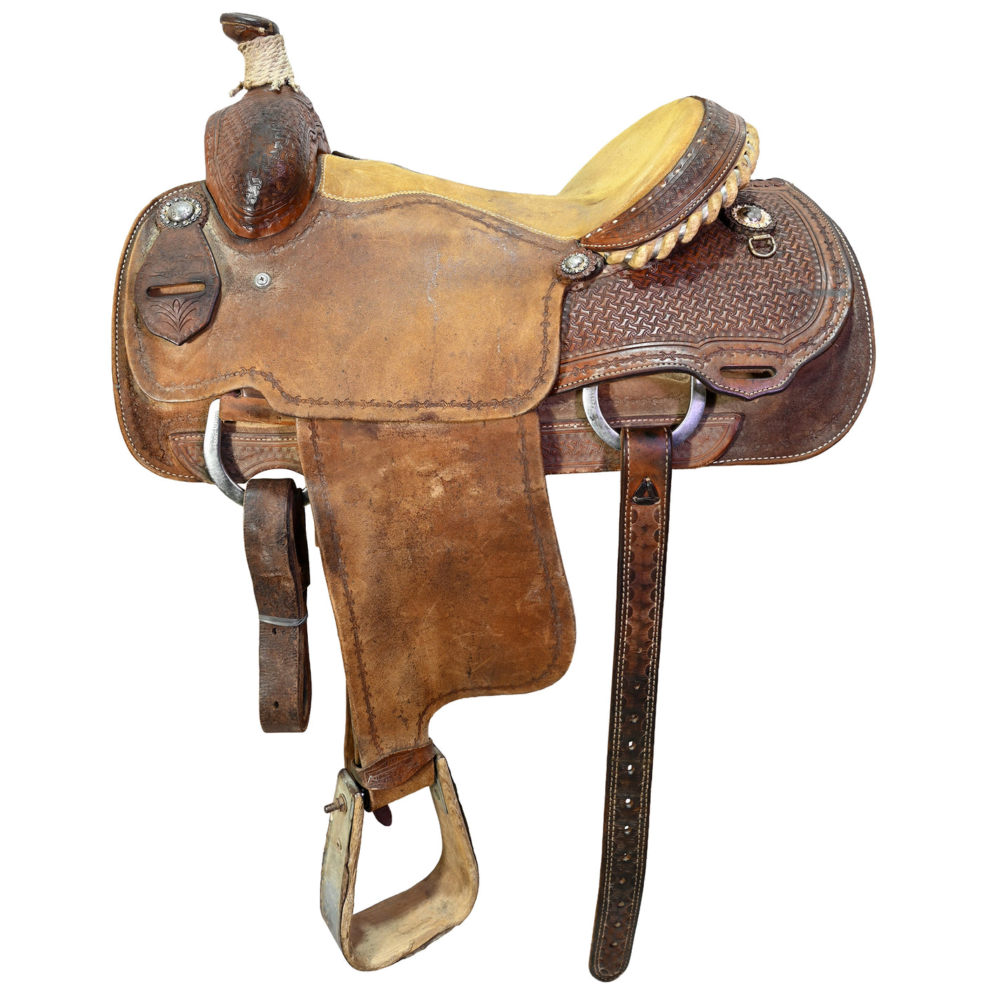 Used 15" Martin Calf Roping Saddle