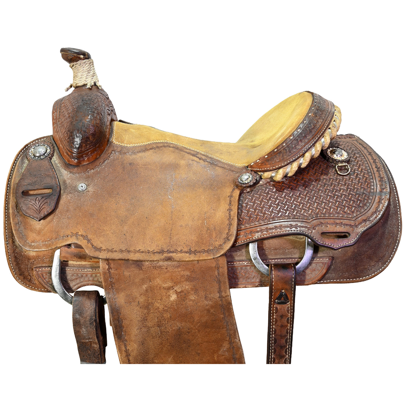 Used 15" Martin Calf Roping Saddle