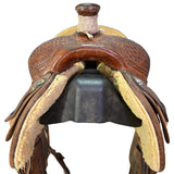 Used 15" Martin Calf Roping Saddle