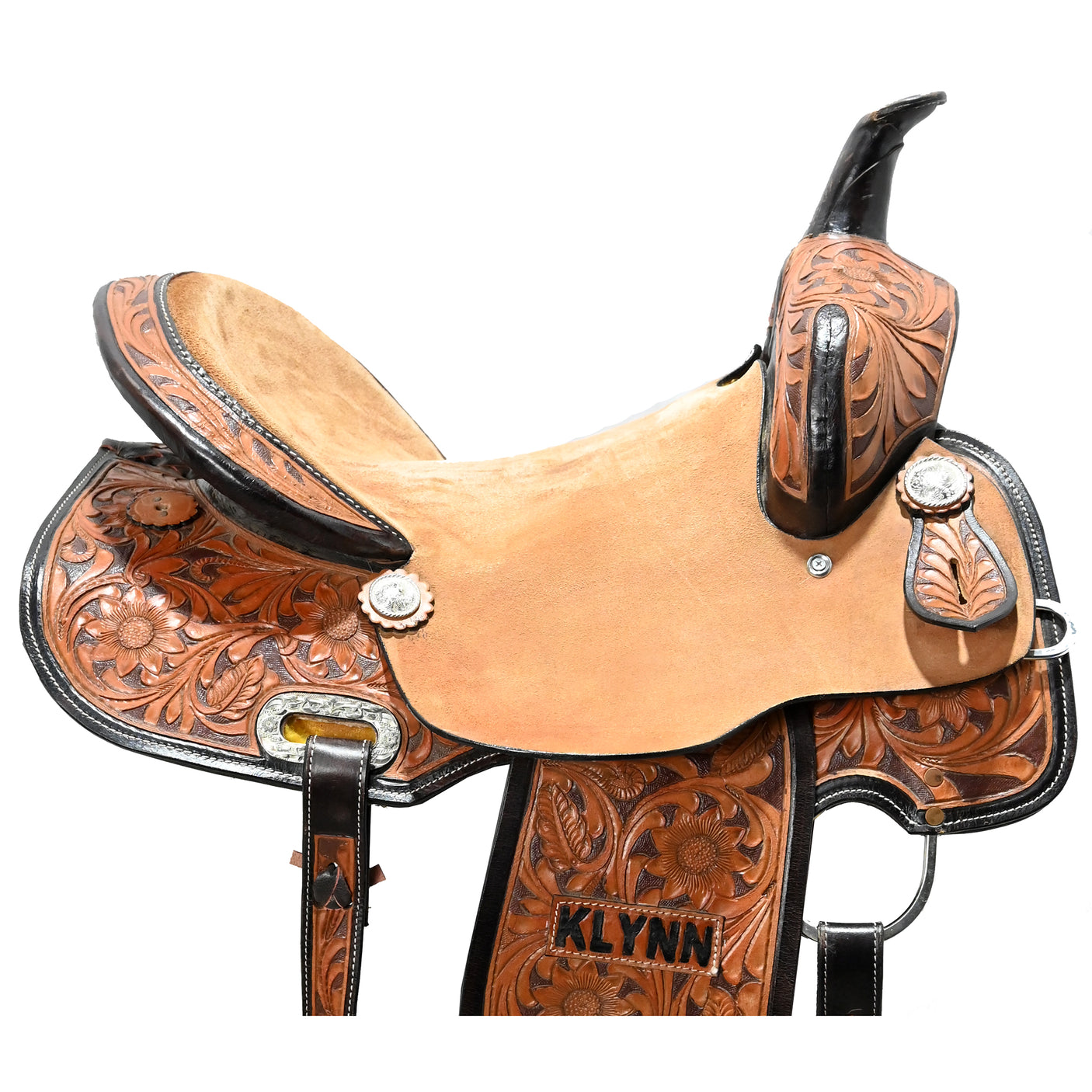 New 15" No Maker Barrel Racing Saddle