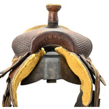 Used 15" No Maker Ranch Roper Saddle