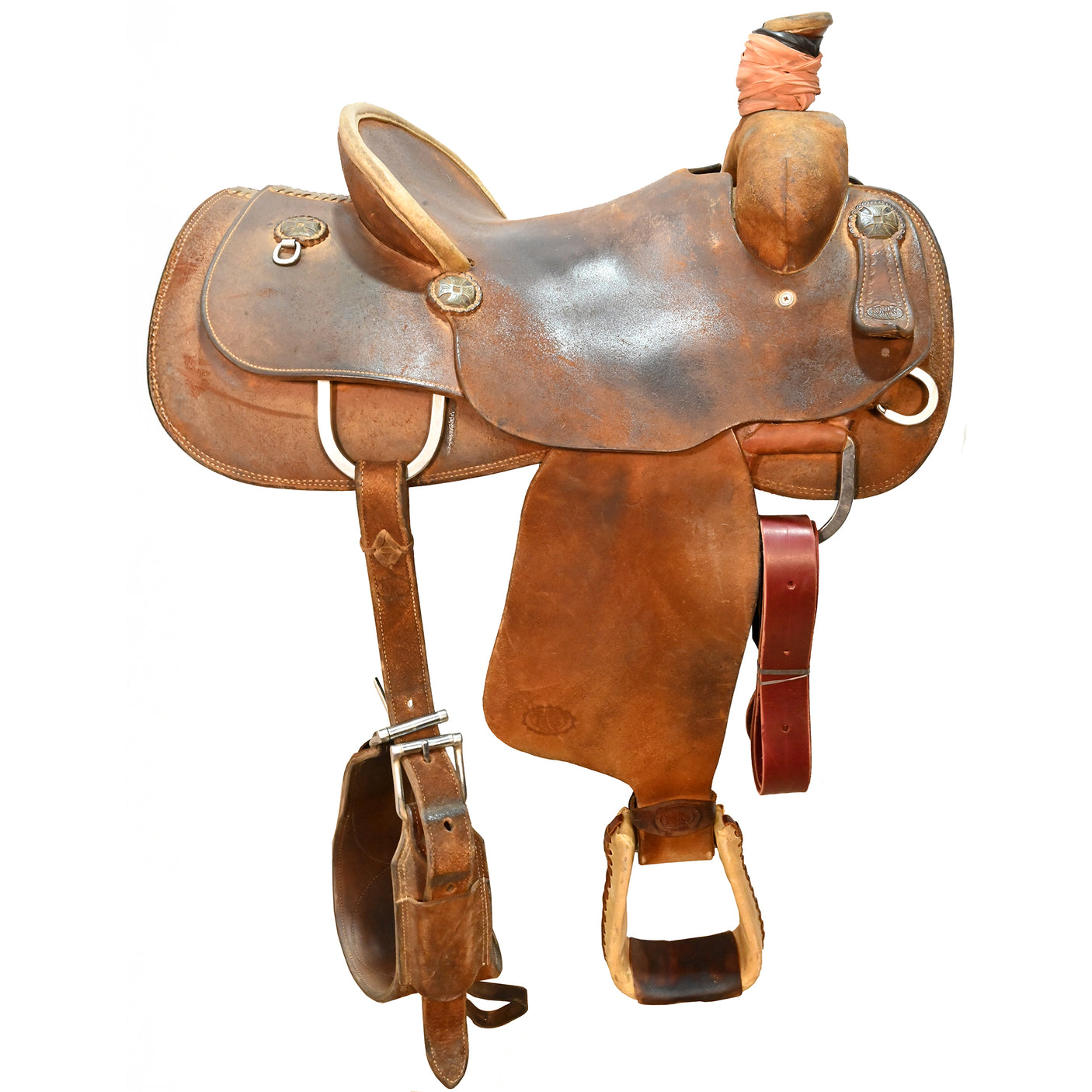 SOLD! Used 15" NRS Pro Series Team Roping Saddle