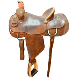 SOLD! Used 15" NRS Pro Series Team Roping Saddle