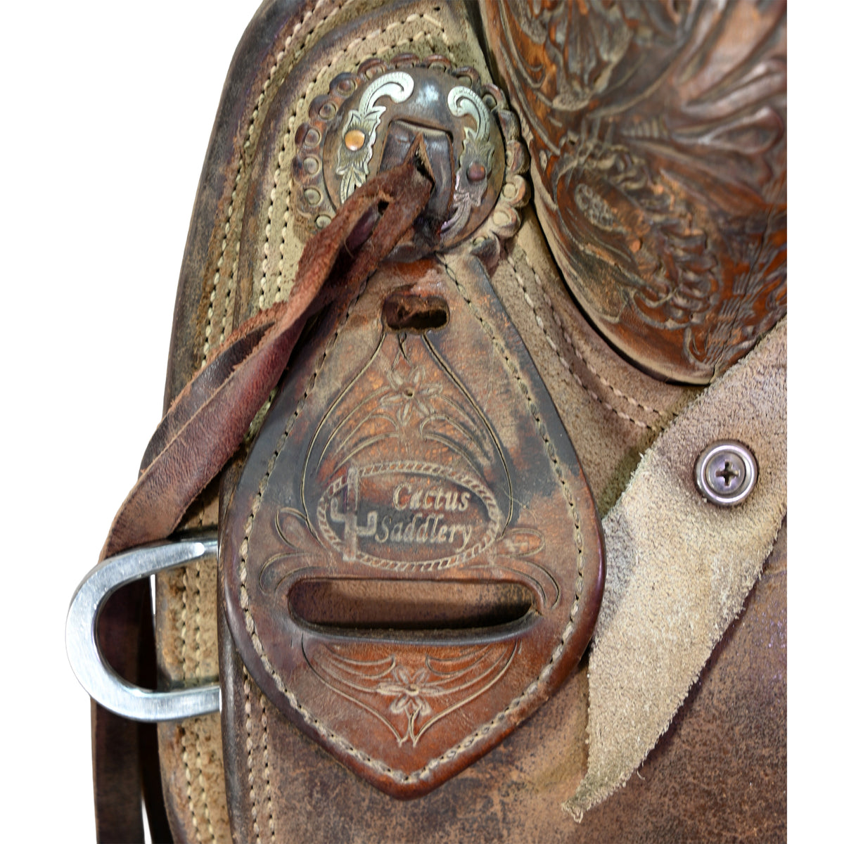 Used 15" Cactus Ranch Saddle