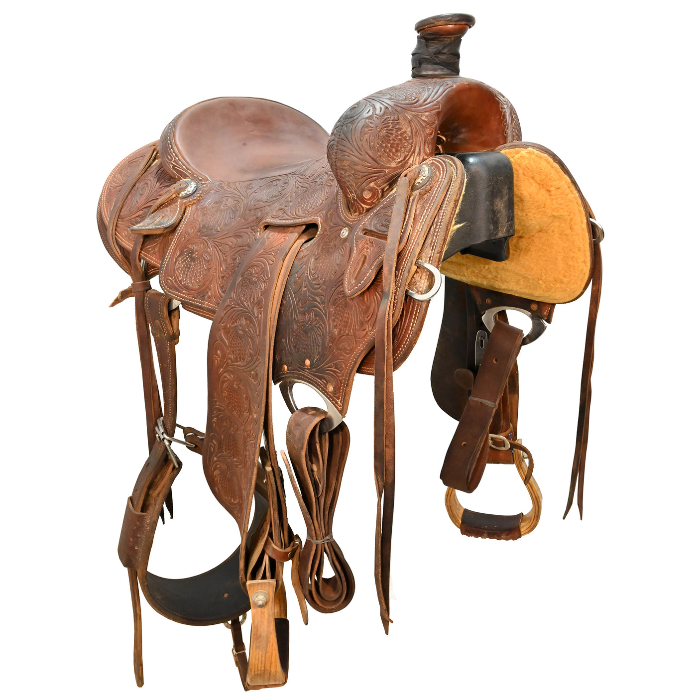SOLD! Used 15" Cactus Ranch Saddle