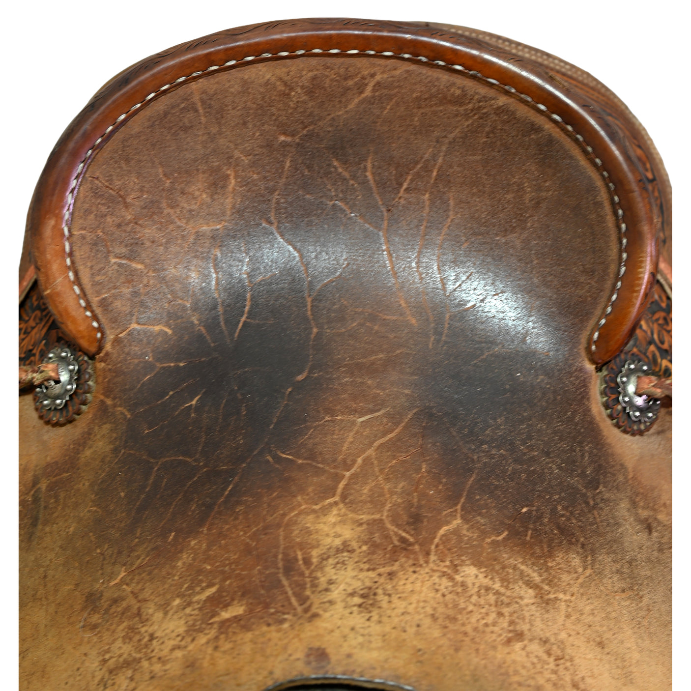 Used 15" Slaton Ranch Roping Saddle