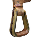Used 15" Slaton Ranch Roping Saddle