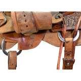 Used 15" Slaton Ranch Roping Saddle
