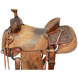 Used 15" Slaton Ranch Roping Saddle