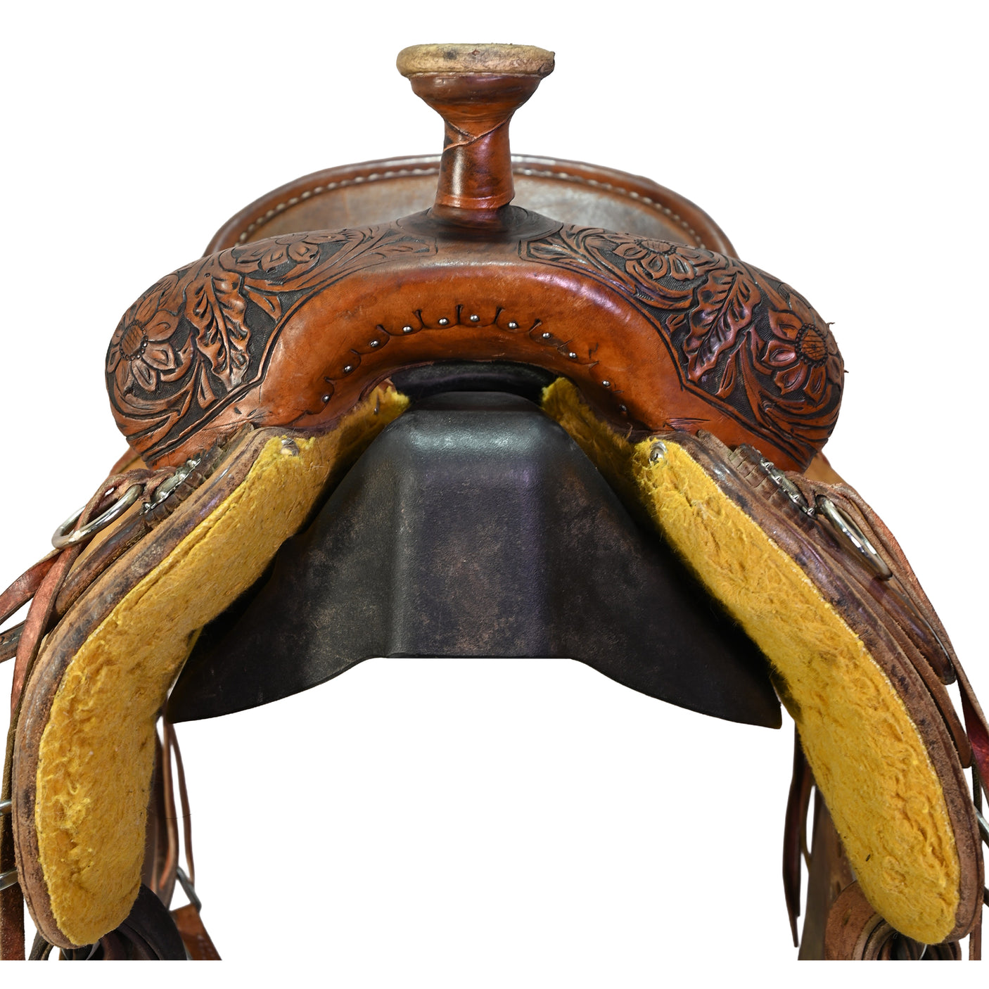 Used 15" Slaton Ranch Roping Saddle