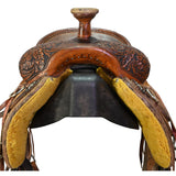 Used 15" Slaton Ranch Roping Saddle
