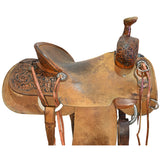 Used 15" Slaton Ranch Roping Saddle