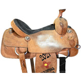 Used 15" Tod Slone Trophy Team Roping Saddle