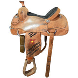 Used 15" Tod Slone Trophy Team Roping Saddle
