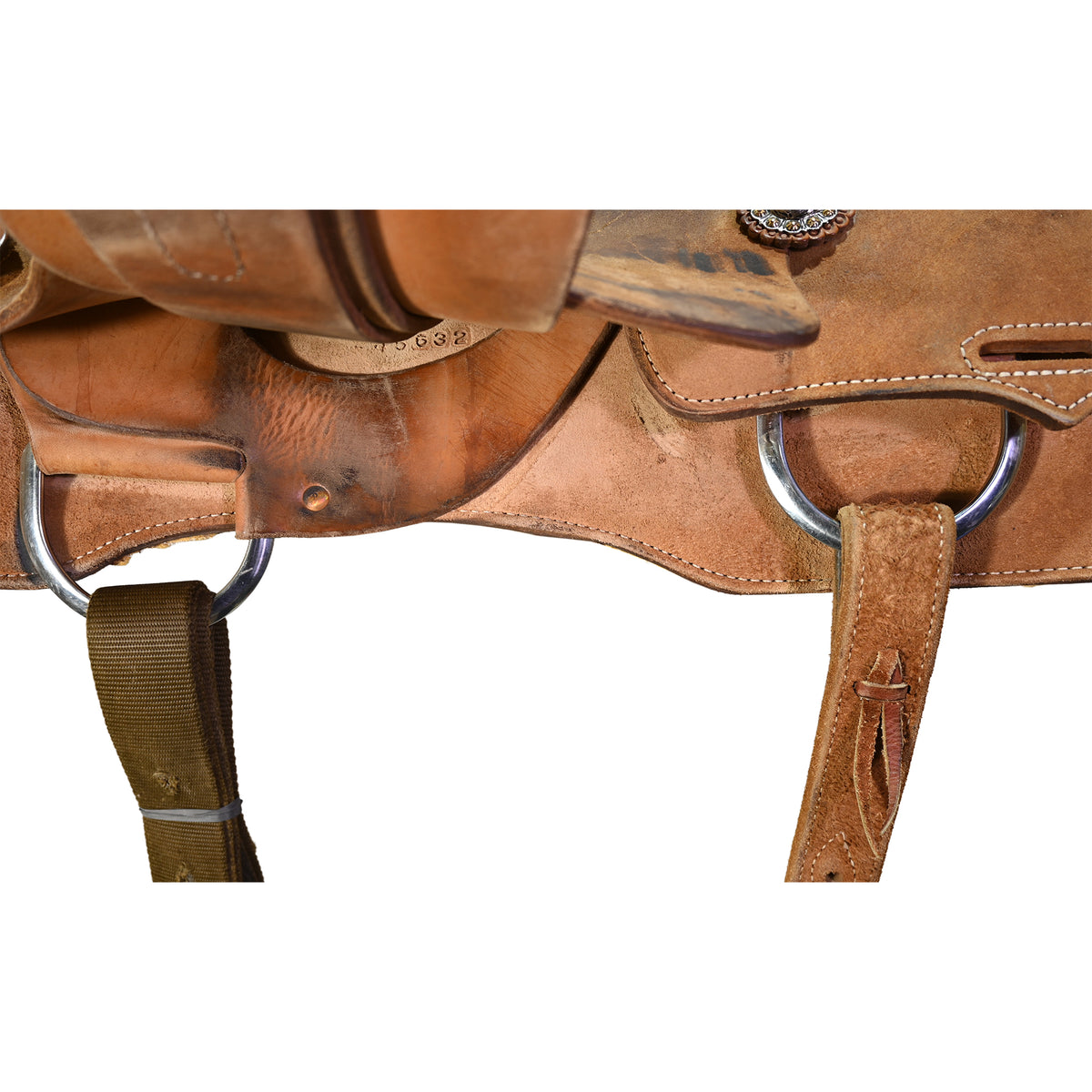 Used 15" Tod Slone Trophy Team Roping Saddle