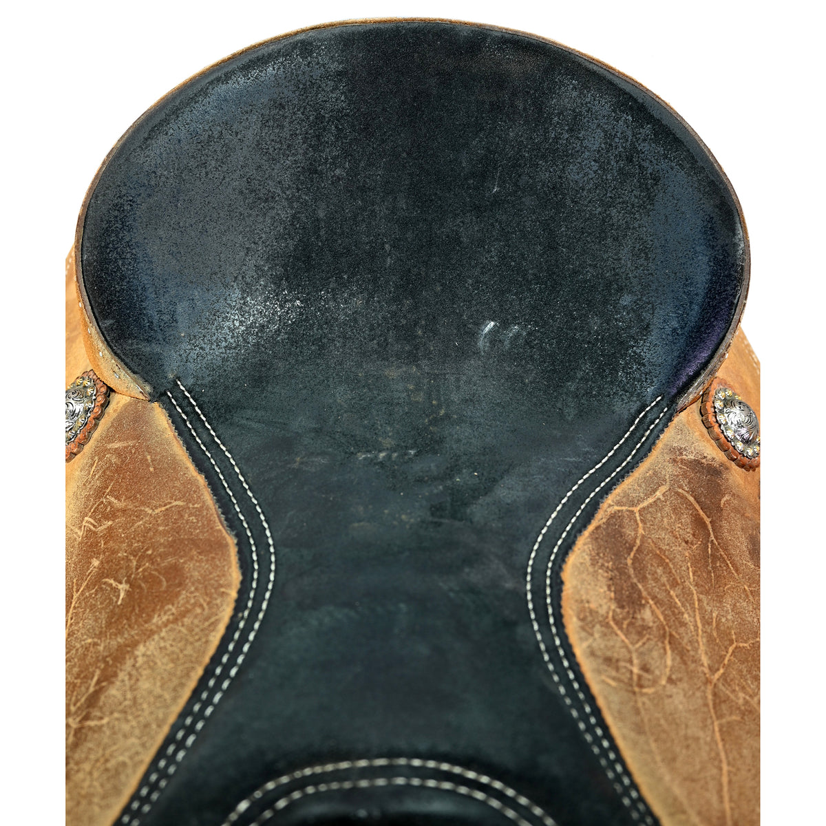 Used 15" Tod Slone Trophy Team Roping Saddle