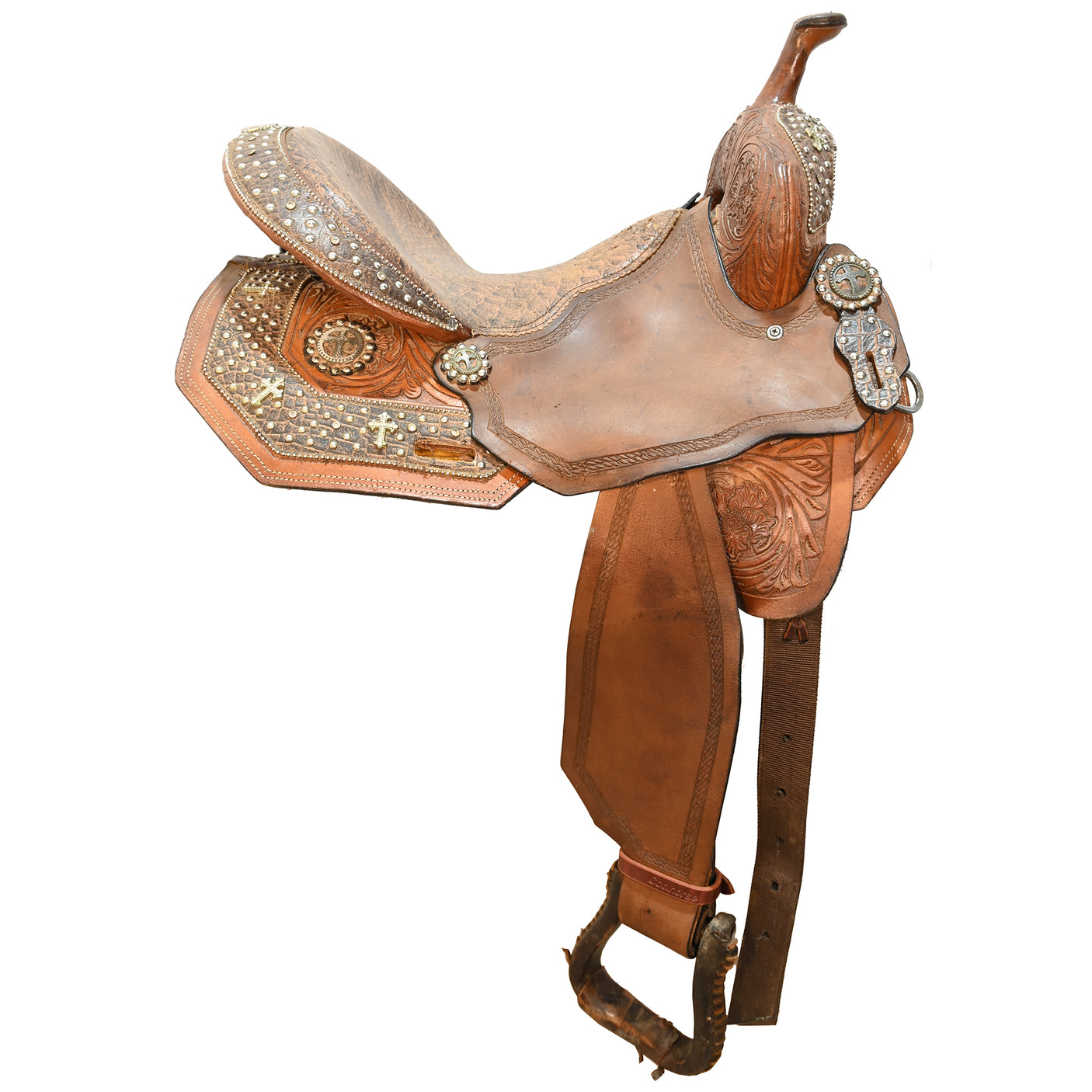 SOLD! Used 15" Silver Royal by Tough-1 Barrel Saddle