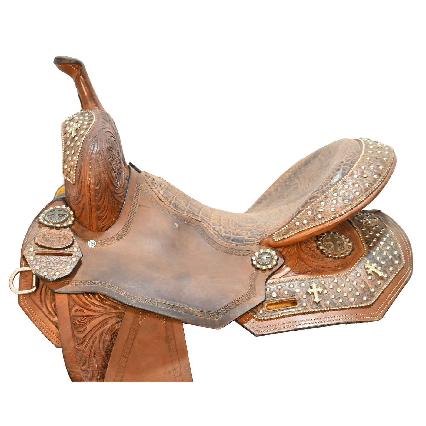 SOLD! Used 15" Silver Royal by Tough-1 Barrel Saddle