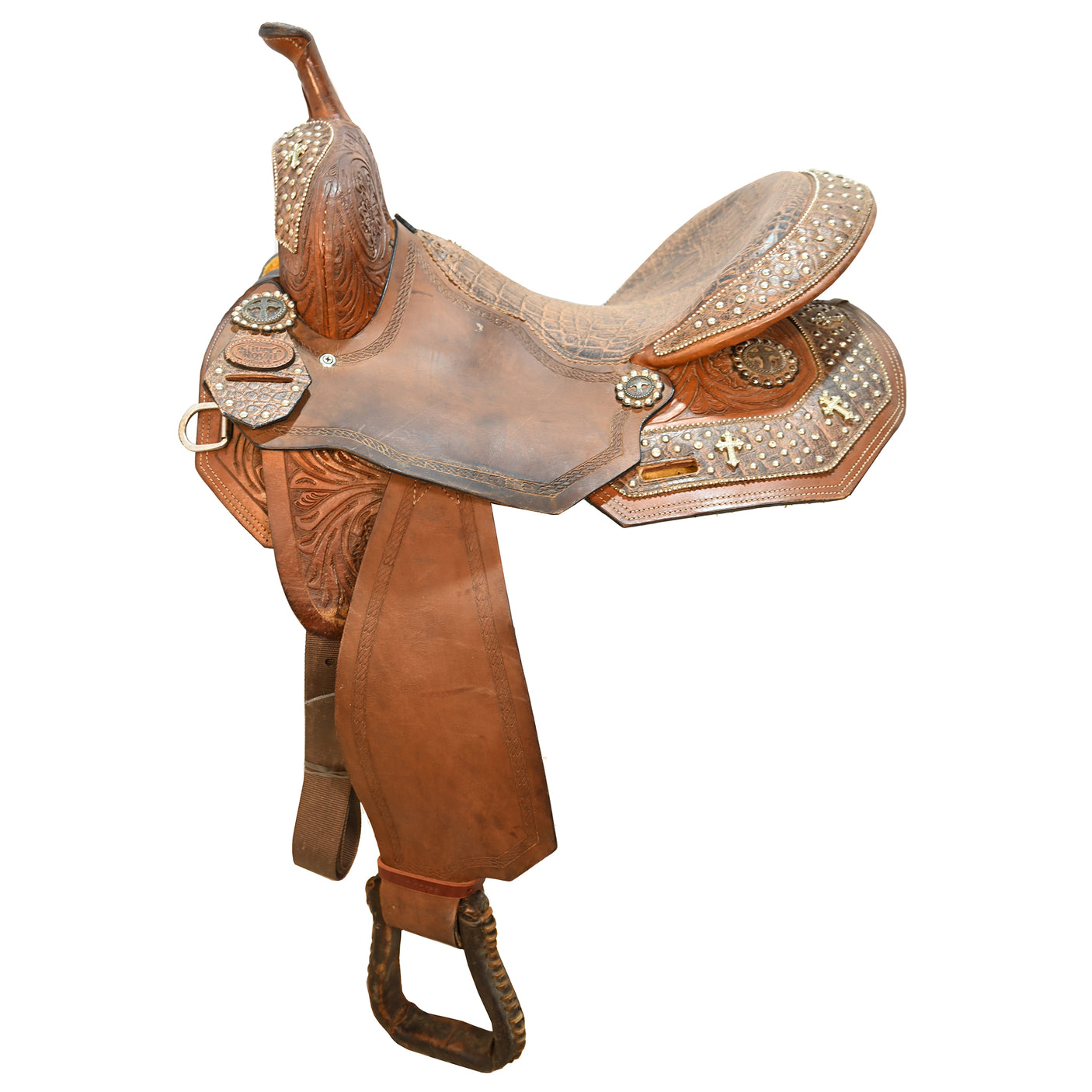 SOLD! Used 15" Silver Royal by Tough-1 Barrel Saddle