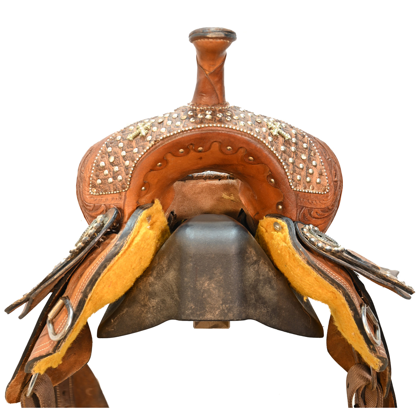 SOLD! Used 15" Silver Royal by Tough-1 Barrel Saddle
