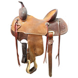 Used 15" SRS Saddlery Barrel Saddle