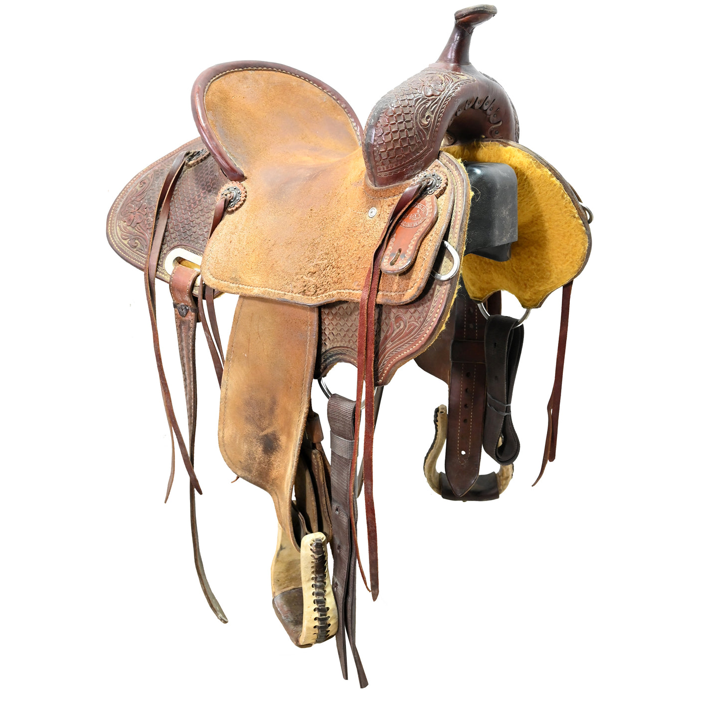 Used 15" SRS Saddlery Barrel Saddle