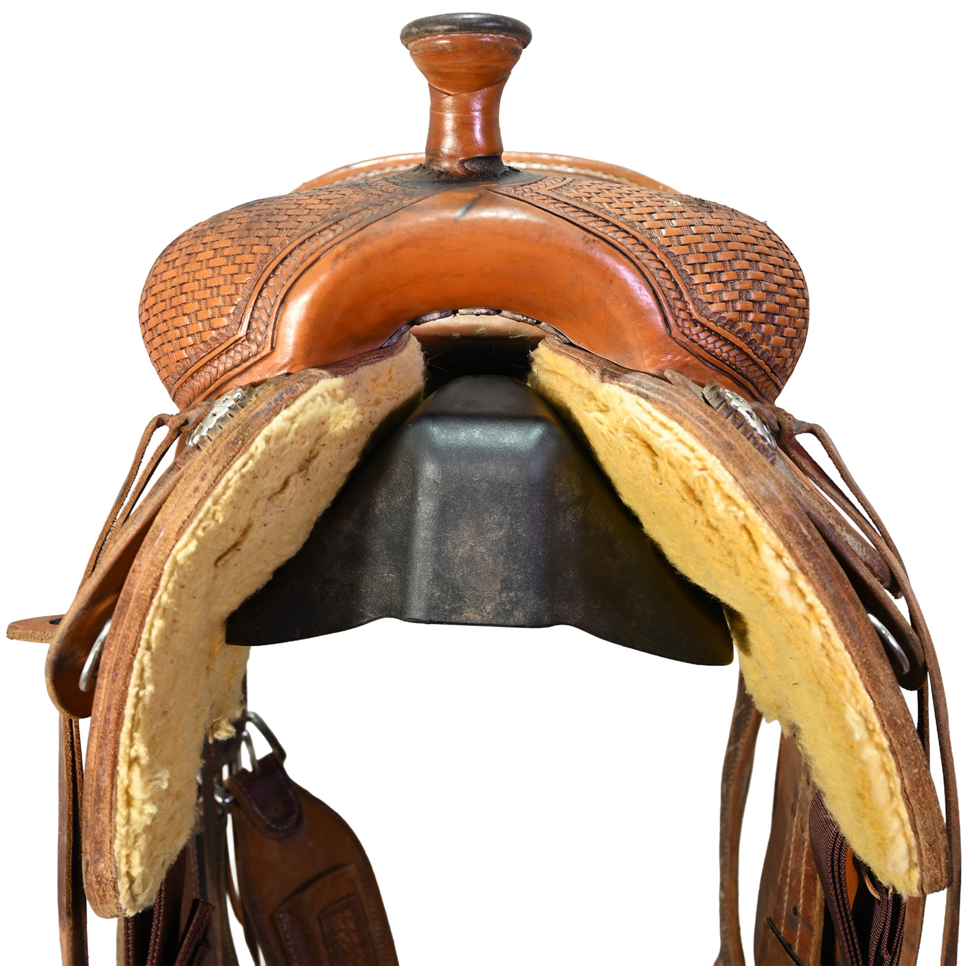 Used 15" Trent Ward Ranch Roping Saddle