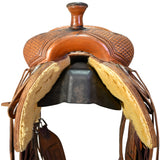Used 15" Trent Ward Ranch Roping Saddle