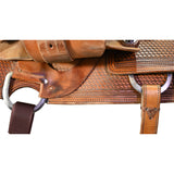 Used 15" Trent Ward Ranch Roping Saddle