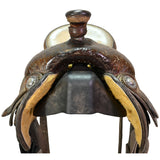 Used 15" Twister Trophy Team Roping Saddle