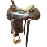 Used 15" Twister Trophy Team Roping Saddle