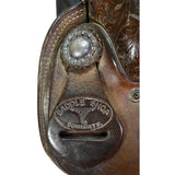 Used 15" Twister Trophy Team Roping Saddle