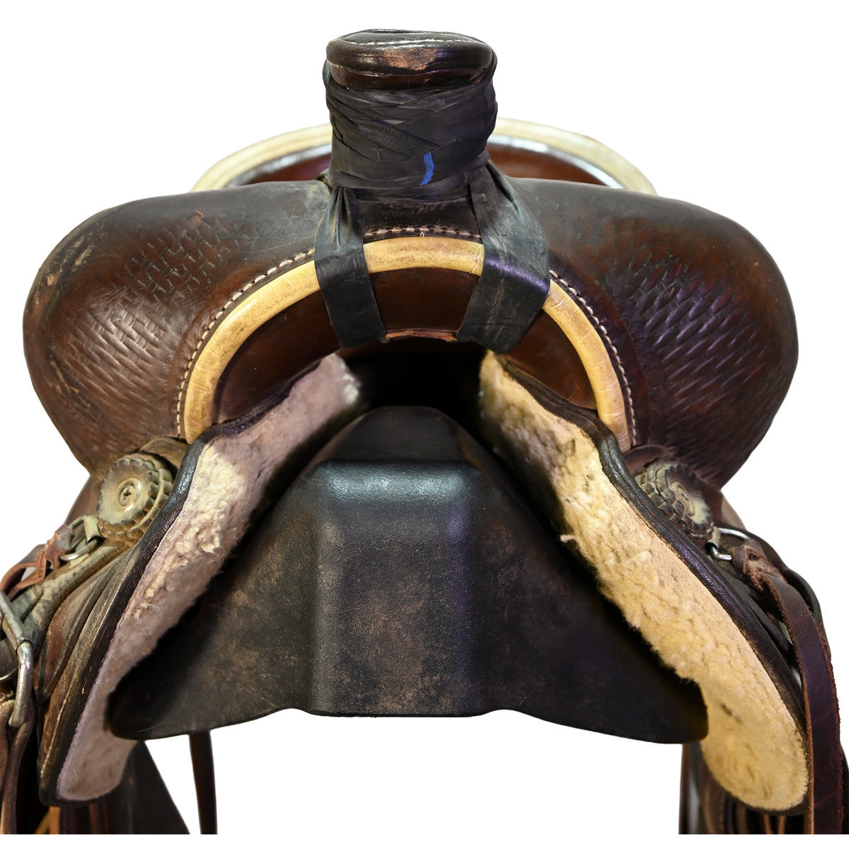 Used 15" Western Rawhide Ranch Saddle