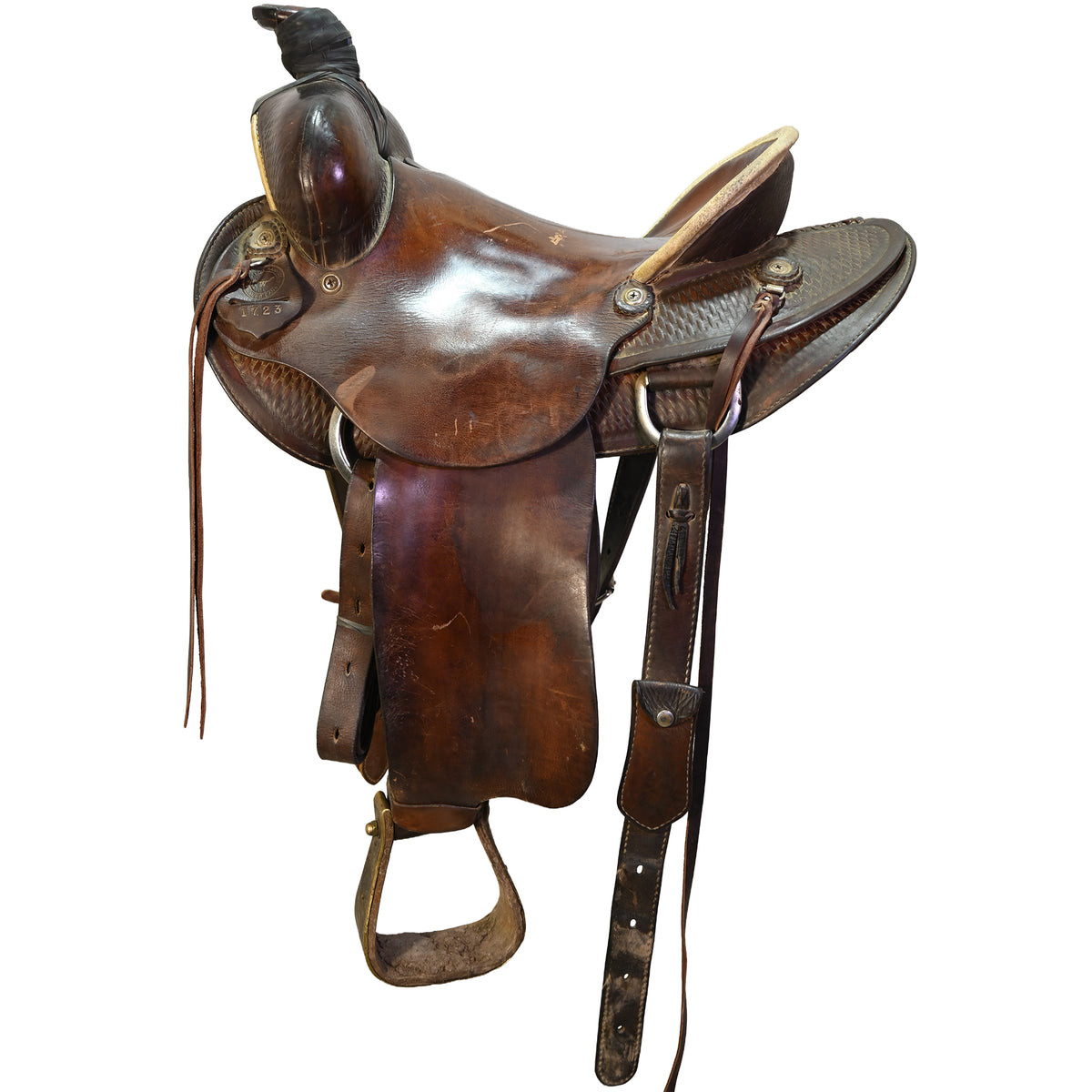 Used 15" Western Rawhide Ranch Saddle