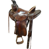 Used 15" Western Rawhide Ranch Saddle