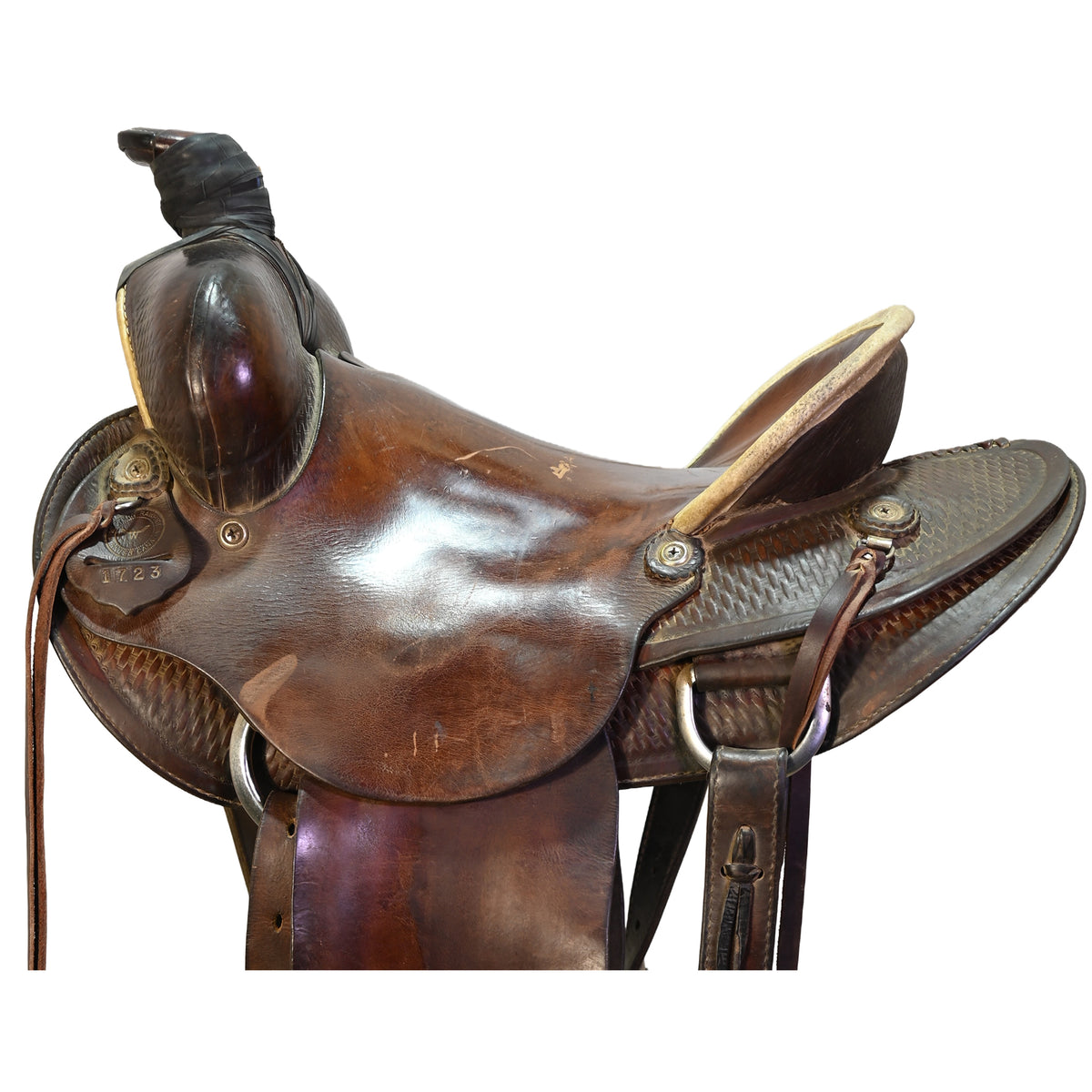 Used 15" Western Rawhide Ranch Saddle