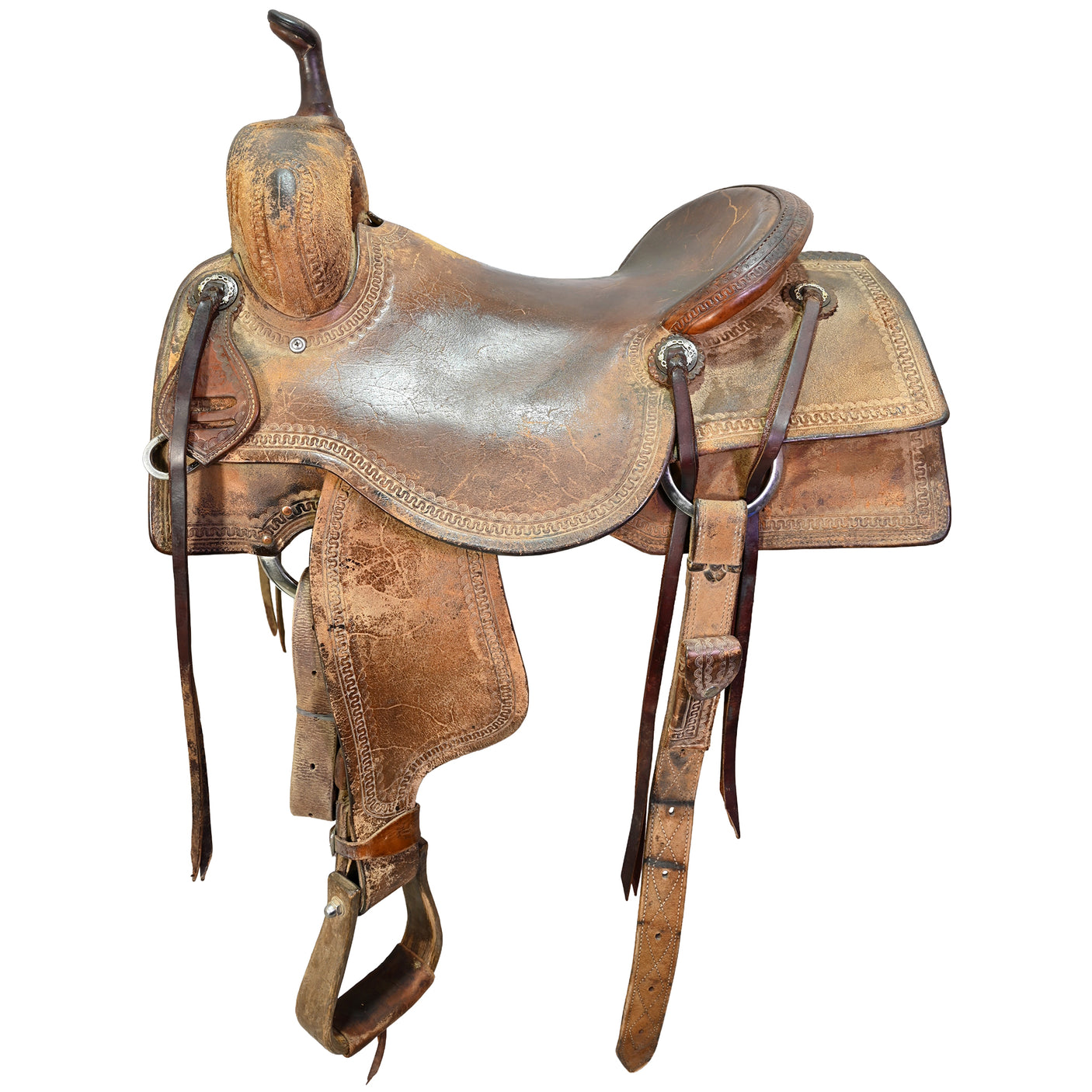 Used 16.25" Cactus Cutting Saddle