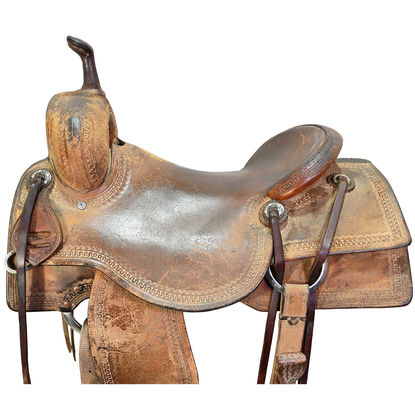Used 16.25" Cactus Cutting Saddle